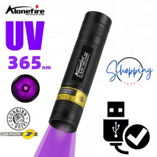 Lampe Torche de Poche Rechargeable Led UV Ultraviolet Lumière Noire 365 Nm ?