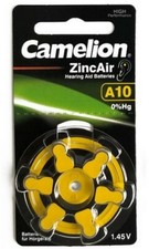 30 piles auditives appareil auditif 10 A10 ZINC AIR Code Couleur JAUNE 0%mercure