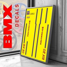 Stickers repro BMX Vintage decals MOTOBECANE BX20 BX 20 s