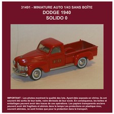 1780 MINIATURE DODGE 1940