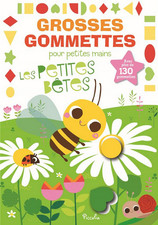 Livre Gommettes - Grosses Gommettes pour petites mains - Les Petites Bêtes