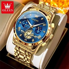 Olevs montre homme 42mm acier - montre,
