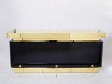 Grand bar laqué noir - , et