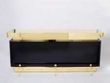 Grand bar laqué noir et