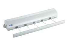 Séchoir Mural intérieur et extérieur Etendoir à Linge Extensible jusqu'à 4.2m