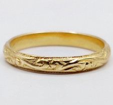Bague jonc Alliance or 18k