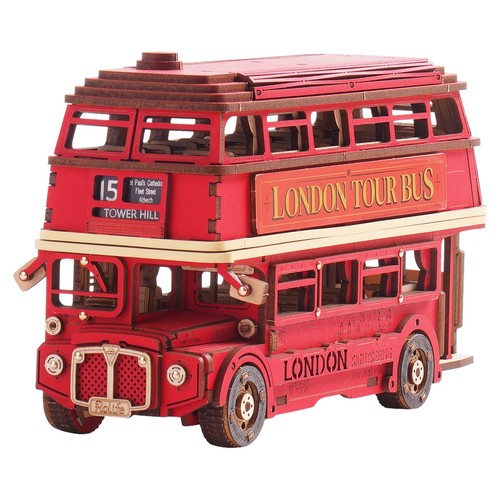 London tour bus jigsaw - london, 3d