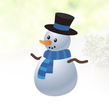 Bonhomme de neige motif