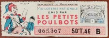 Billet de loterie nationale