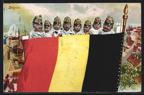 Cpa belgien kleine des - cpa,