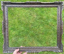 ANCIEN CADRE BOIS SCUPTE STYLE MONTPARNASSE AU FORMAT 8F BELLE PATINE OLD FRAME