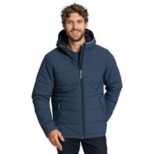 Elkline Nord Comfort Herren-Steppjacke Veste D'Hiver Matelassé Veste Bleu Neuf