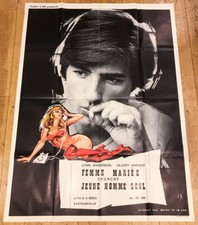 FEMME MARIÉE CHERCHE JEUNE HOMME SEUL Affiche cinéma 120x160 MARCHAL - ÉROTIQUE