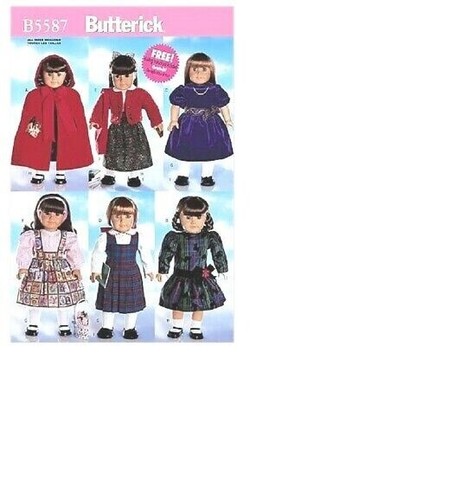 5587 patron butterick - 5587, poupee
