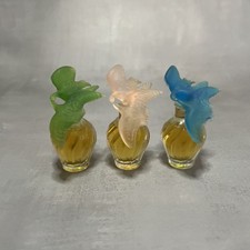 Miniature de parfum : L'air du temps Nina Ricci flacon colombe bleu rose vert