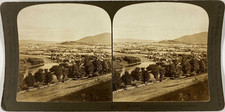 White, Stéréo, USA, Bennington battle monument and the green mountains Vintage s