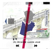 RARE / CARTE TELEPHONIQUE - TRAIN RAIL PONT FRANCE / NEUF EMBALLE PHONECARD MINT