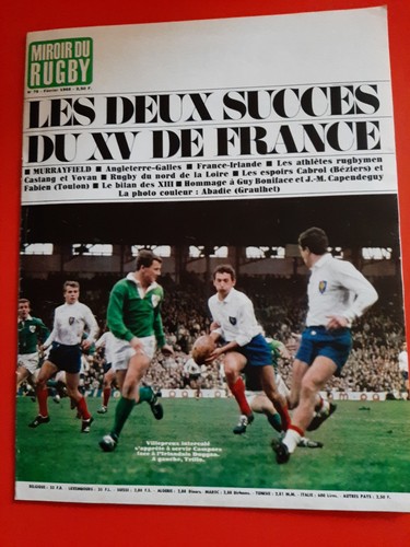 1968 miroir rugby 78 - du, n°78