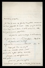 Jules Favre - Lettre autographe signée (1875)