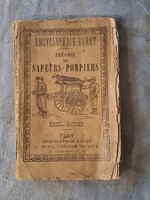 Encyclopédie-Roret Sapeur-pompier  Pompiers Rare Manuel 