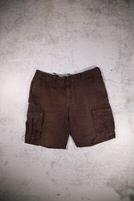Short cargo Tommy Hilfiger vintage men W 36 cotton brown outdoor hiking logo