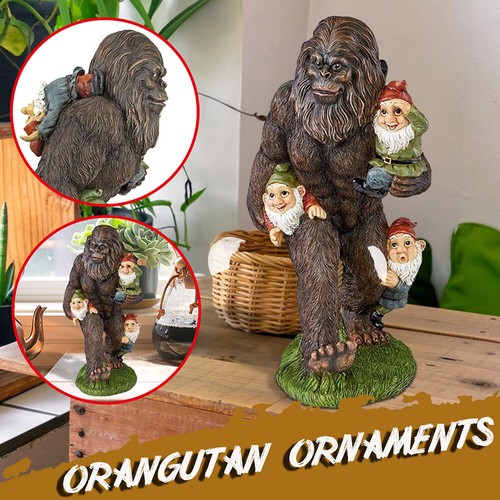 Gorille artisanat nain - , jardins