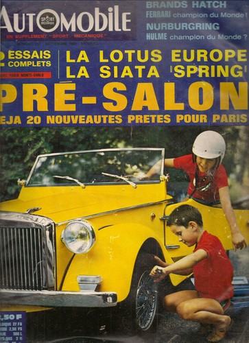 Automobile 257 1967 lotus - l'automobile,