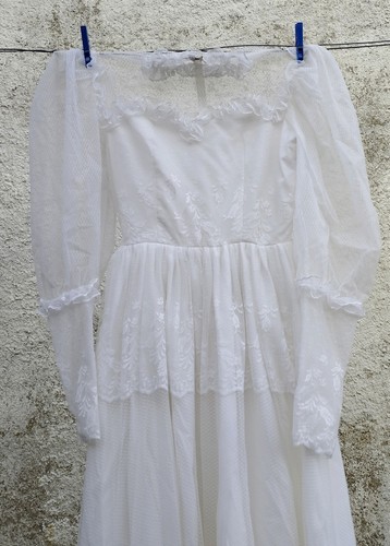Robe mariée vintage - robe,