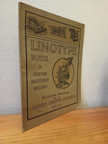 Linotype notes printing - linotype,