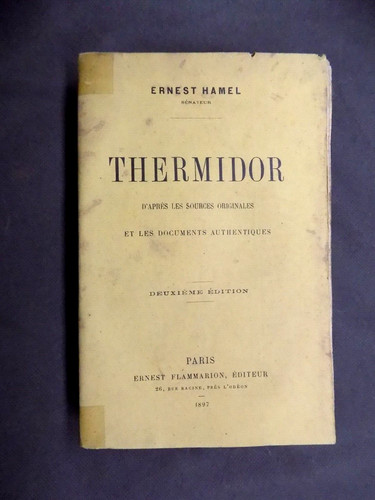 Thermidor après les - thermidor, d'après