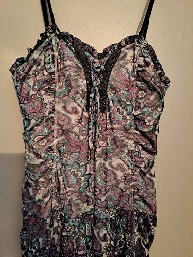 Robe été ton - bleu/violet,