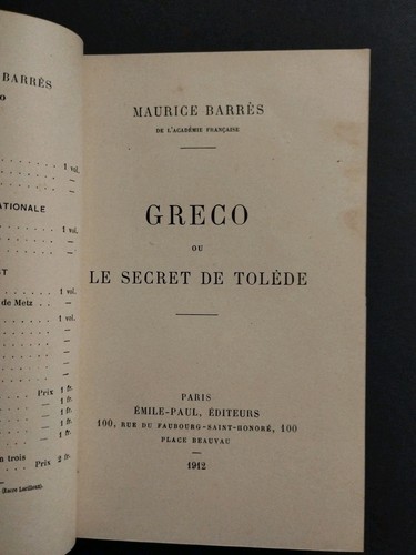 Greco secret de - greco,