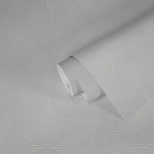 A Peindre Papier Peint Avec Motif En Demi-Cercle De Lignes – A Peindre