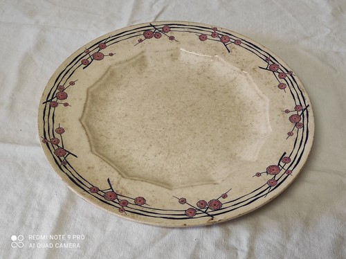 Ancien plat rond hbcm - ancien,