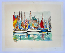 MARINE F. CLAUDE AQUARELLE