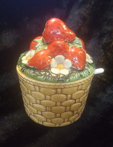Vintage strawberry jam - vintage, /