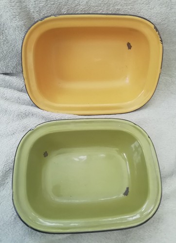 Plats tôle émaillée - plats,