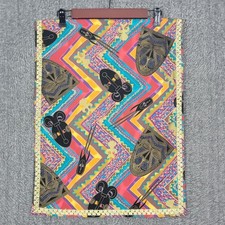 African masks table runner - african,