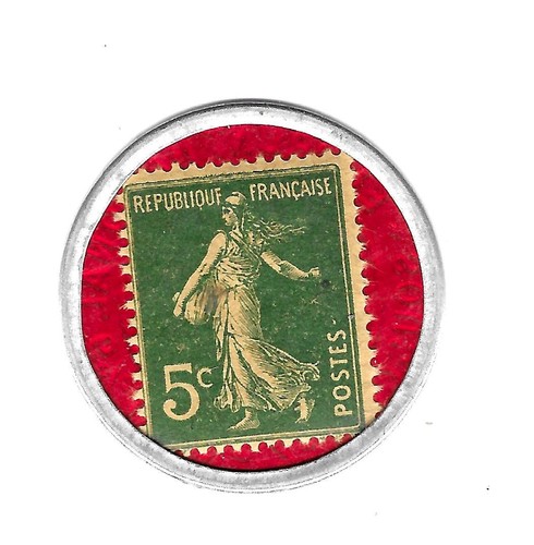 Monnaie timbre c vert - 5,