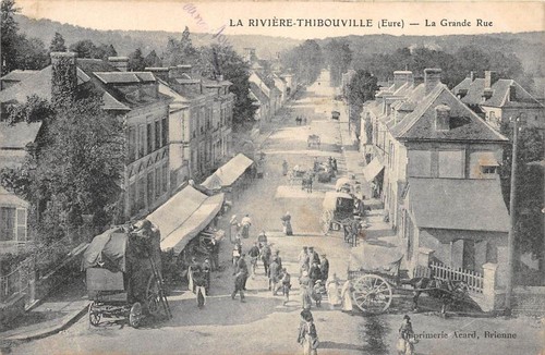 Cpa riviere thibouville - la,
