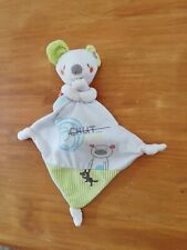 Doudou Pommette Souris Blanc