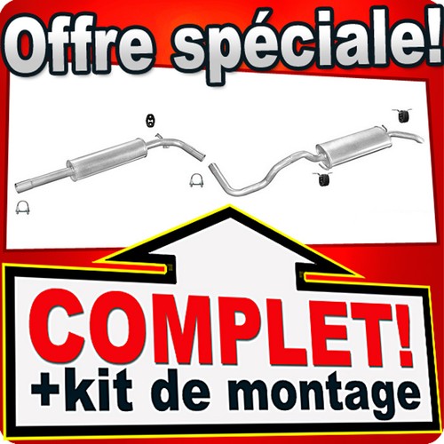 échappement pour polo - pour, (6n)