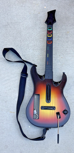 Nintendo wii guitar - guitar, hero