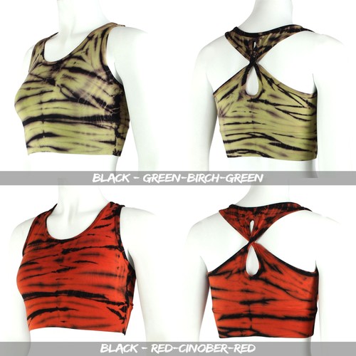 Crop top racerback batik - racerback, haze