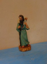 ancien santon crèche devineau taille 5 berger au monton