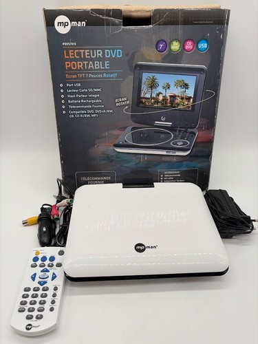 Lecteur dvd portable mpman - lecteur,