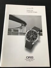 Watch catalog / Catalogue montres ORIS 2001 " Classic XXL " 30 pages en italien