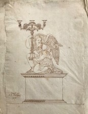 ELIE HONORÉ MONTAGNY DESSIN