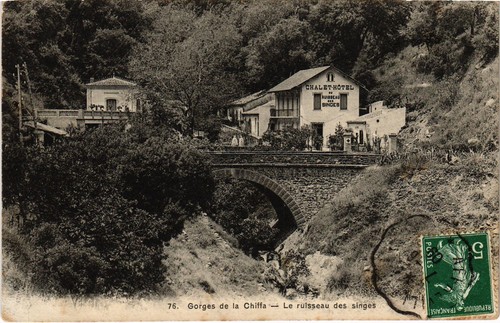 Cpa algeria gorges la - algeria,