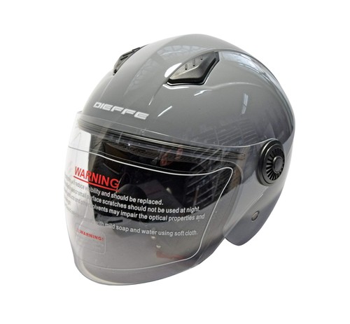 Df34sgs casque jet shiny gris - jet,